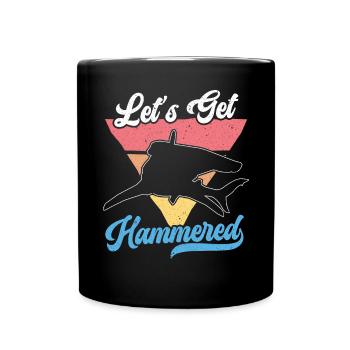 Hammerhead Shark Lover Marine Biology Underwater - Mug uni - noir - Devant