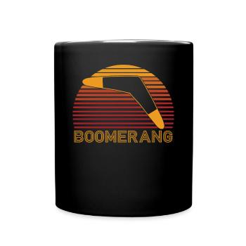 Boomerang - Mug uni - noir - Devant