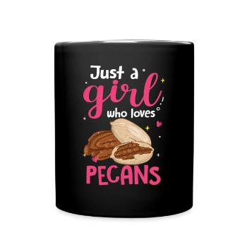 Cadeau de noix de pécan - Mug uni - noir - Devant