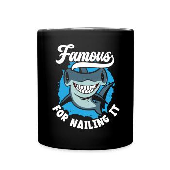 Hammerhead Shark Lover Marine Biology Underwater - Mug uni - noir - Devant