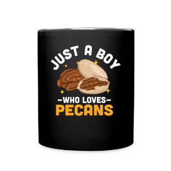 Cadeau de noix de pécan - Mug uni - noir - Devant