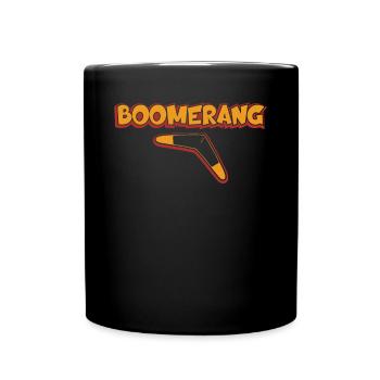 Boomerang - Mug uni - noir - Devant