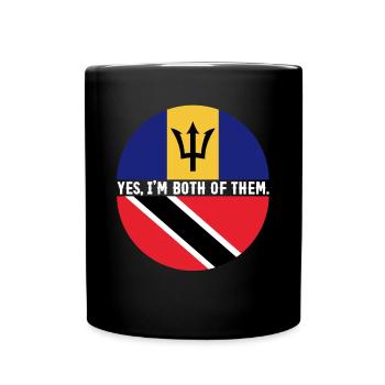 Drapeau de Trinité-et-Tobago - Mug uni - noir - Devant