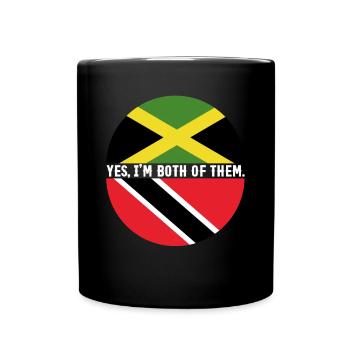Drapeau de Trinité-et-Tobago - Mug uni - noir - Devant