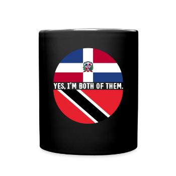 Trinidad and Tobago flag - Full Colour Mug - black - Front