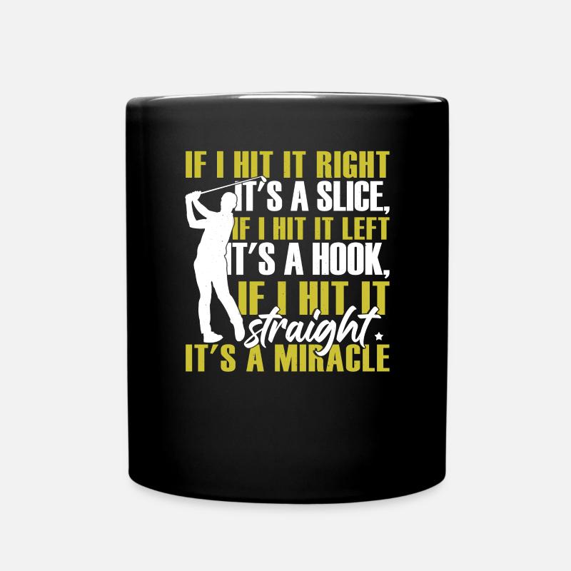 Golf - Tasse einfarbig - Schwarz