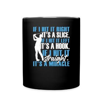 Golf Accessories Funny - Full Colour Mug - black - Front