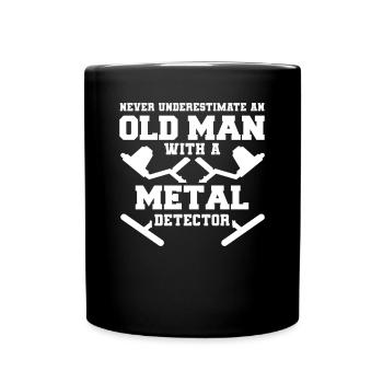 Détecteur de métaux à sondage amusant - Mug uni - noir - Devant