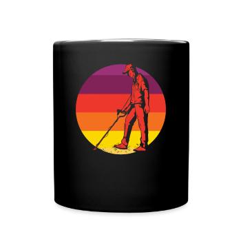 Détecteur de métaux à sondage amusant - Mug uni - noir - Devant