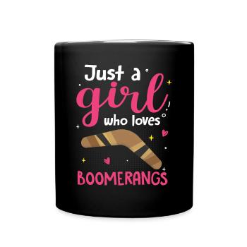 Boomerang - Mug uni - noir - Devant