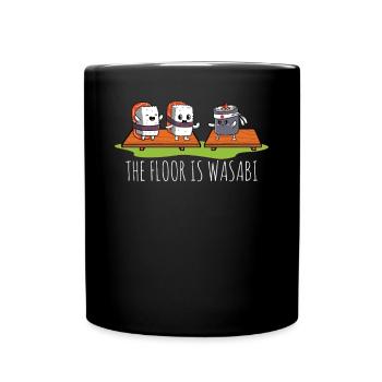Wasabi - Mug uni - noir - Devant