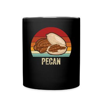 Cadeau de noix de pécan - Mug uni - noir - Devant