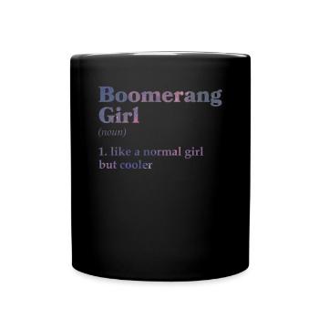 Boomerang - Mug uni - noir - Devant