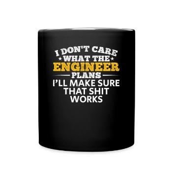 I'll make the shit work - Full Colour Mug - black - Front