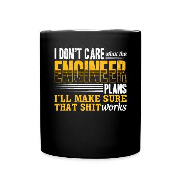 I'll make the shit work - Full Colour Mug - black - Front