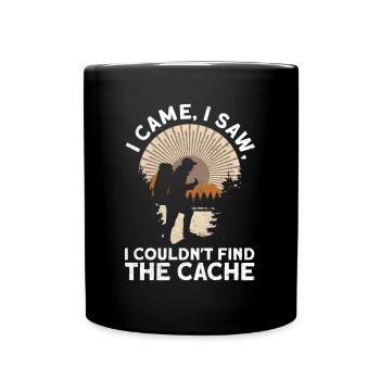 Geocaching Geocacher Lustig Spruch - Mug uni - noir - Devant