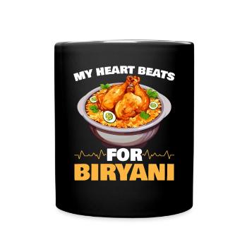 Biryani Lover Indian Food Desifood India Rice - Mug uni - noir - Devant
