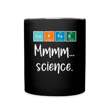 CAFÉ - Mmmm... science - Mug uni - noir - Devant