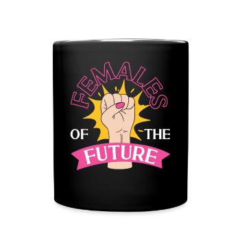 Femmes féministes du futur - Mug uni - noir - Devant