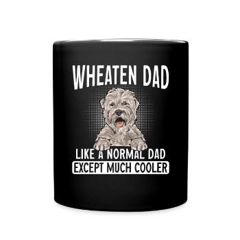 Terrier irlandais à enrobage doux - Mug uni - noir - Devant
