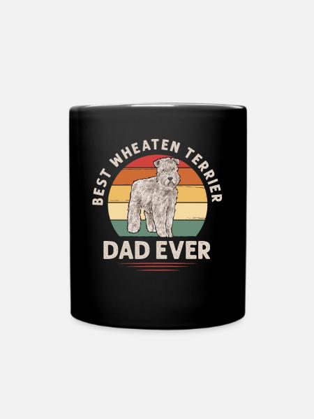 Irish Soft Coated Wheaten Terrier - Tasse einfarbig - Schwarz