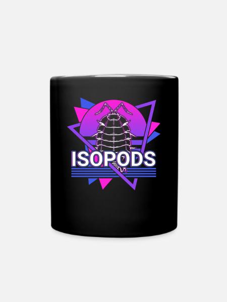 Isopods Retro Vaporwave Isopod - Tasse einfarbig - Schwarz