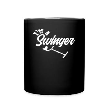 Funny Probing Metal Detector Detector - Full Colour Mug - black - Front