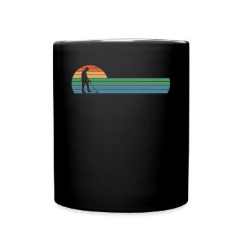 Funny Probing Metal Detector Detector - Full Colour Mug - black - Front