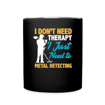 Détecteur de métaux à sondage amusant - Mug uni - noir - Devant