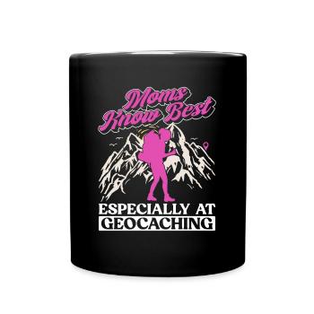 Géocachette Maman Maman Géocacheur - Mug uni - noir - Devant