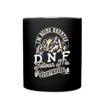 Geocaching Geocacher Spruch - Tasse einfarbig - Schwarz - Vorne