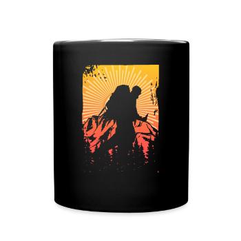 Geocacher Retro - Geocaching Geocacher - Mug uni - noir - Devant