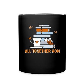 All Together Now Summer Reading Squad Read A Book - Full Colour Mug - black - Front