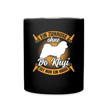 Ohne meinen Do Khyi Tibetmastiff Tibetdogge - Tasse einfarbig - Schwarz - Vorne