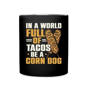 Corn Dog Lover Hot Dog Corndog Saucisse Hotdog - Mug uni - noir - Devant