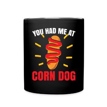 Corn Dog Lover Hot Dog Corndog Saucisse Hotdog - Mug uni - noir - Devant