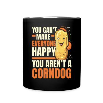 Corn Dog Lover Hot Dog Corndog Saucisse Hotdog - Mug uni - noir - Devant