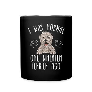 Terrier irlandais à enrobage doux - Mug uni - noir - Devant
