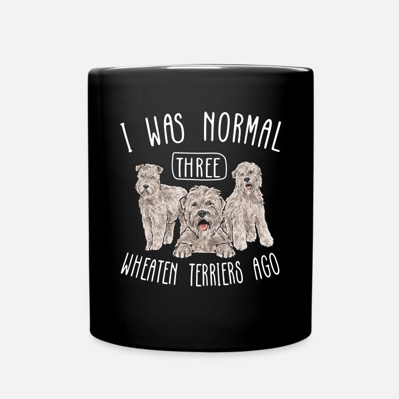 Irish Soft Coated Wheaten Terrier - Tasse einfarbig - Schwarz