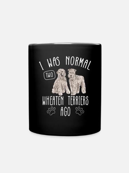 Irish Soft Coated Wheaten Terrier - Tasse einfarbig - Schwarz