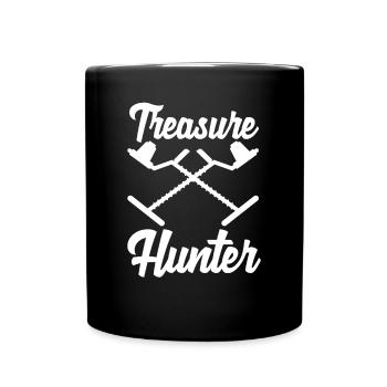 Funny Probing Metal Detector Detector - Full Colour Mug - black - Front