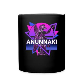Anunnaki Ancient Sumerians Babylonians Assyrians - Full Colour Mug - black - Front