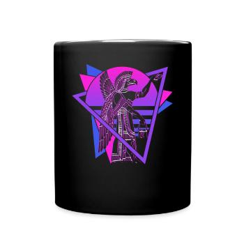 Anunnaki Ancient Sumerians Babylonians Assyrians - Full Colour Mug - black - Front