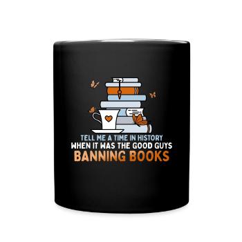 Citations de lecture amusantes Rat de bibliothèque Les bons gars - Mug uni - noir - Devant