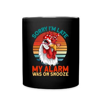 Agriculteurs Agriculteurs Poulets Poulet Cadeau - Mug uni - noir - Devant