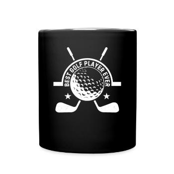 Best Golf Player Ever - Golfing Golfer Golf Player - Full Colour Mug - black - Front