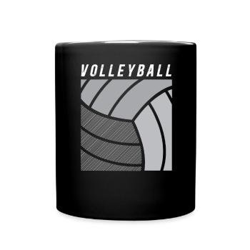 Volleyball - Full Colour Mug - black - Front