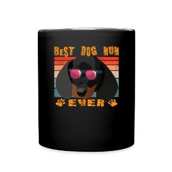Teckel de race de chien pour les amoureux des chiens - Mug uni - noir - Devant