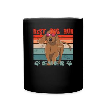 Teckel de race de chien pour les amoureux des chiens - Mug uni - noir - Devant