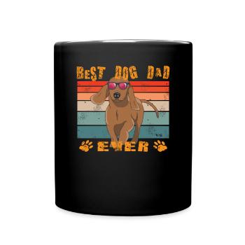 Teckel de race de chien pour les amoureux des chiens - Mug uni - noir - Devant